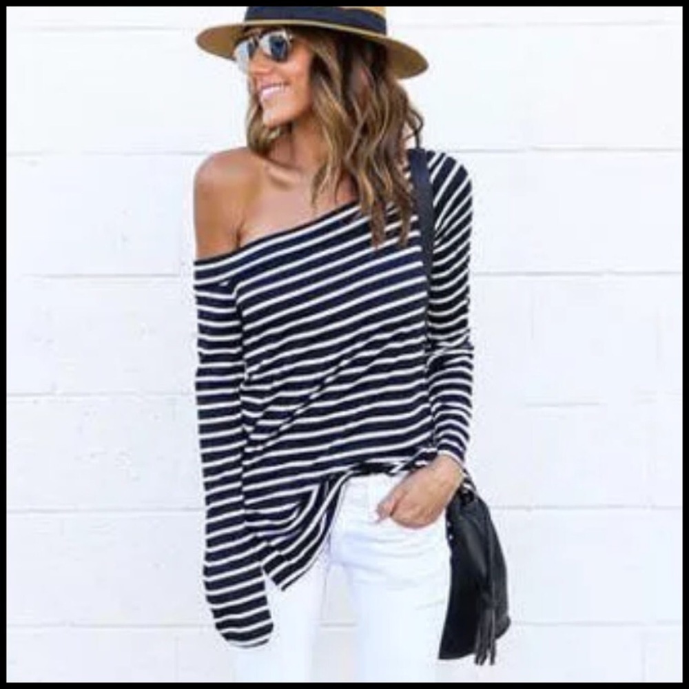 Stripes,Yes Please! Top - Picture 2 of 6