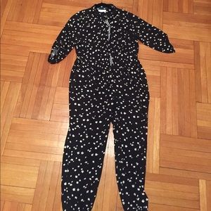 Two by Vince Camuto Pants - Black and white print jumpsuit Two by Vince Camuto Pants - Black and white print jumpsuit