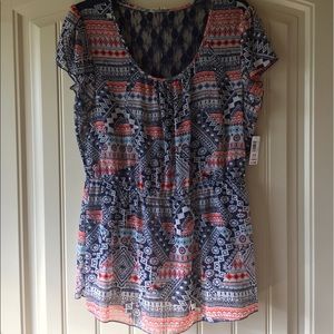 Aztec blouse NWT - XL