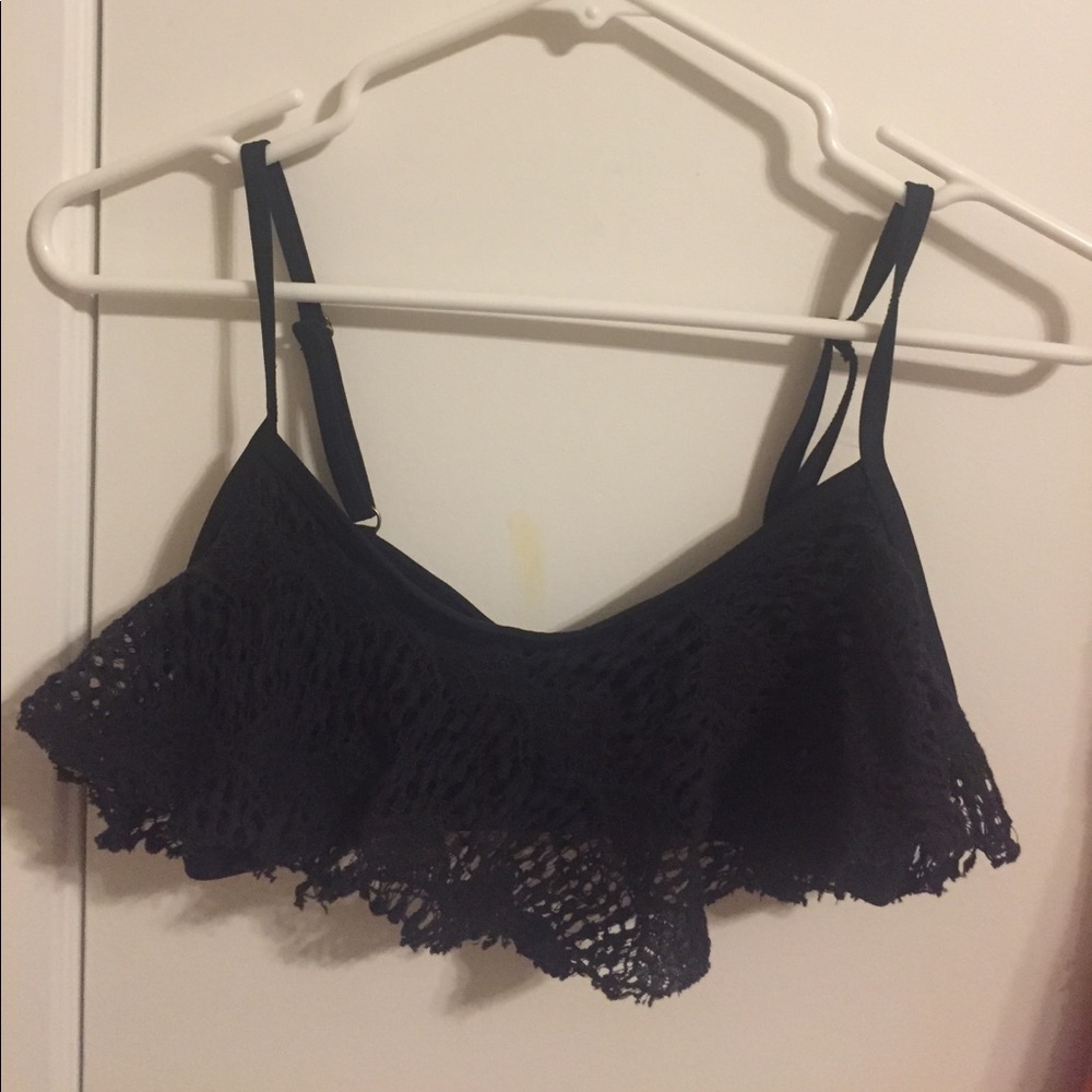 Size S black swim top