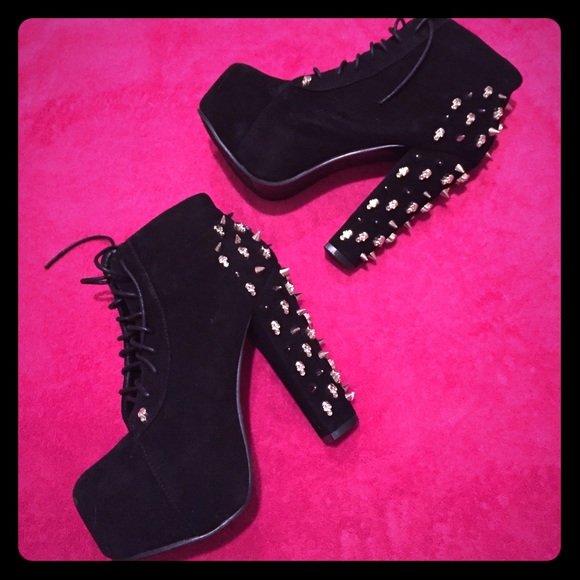 Jeffrey Campbell Shoes - Spike & Skulls studded booties