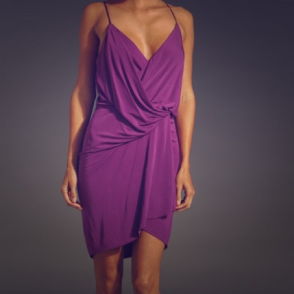✨Haute Hippie Purple Drape Dress ✨