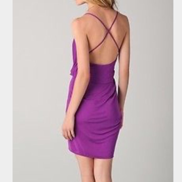 ✨Haute Hippie Purple Drape Dress ✨ - Picture 2 of 5