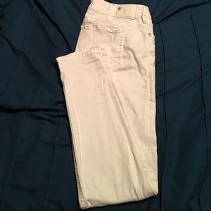 Silver brand white skinny jeans