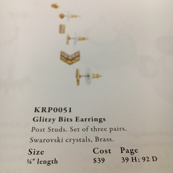 Glitzy Bits Earrings - Picture 3 of 3