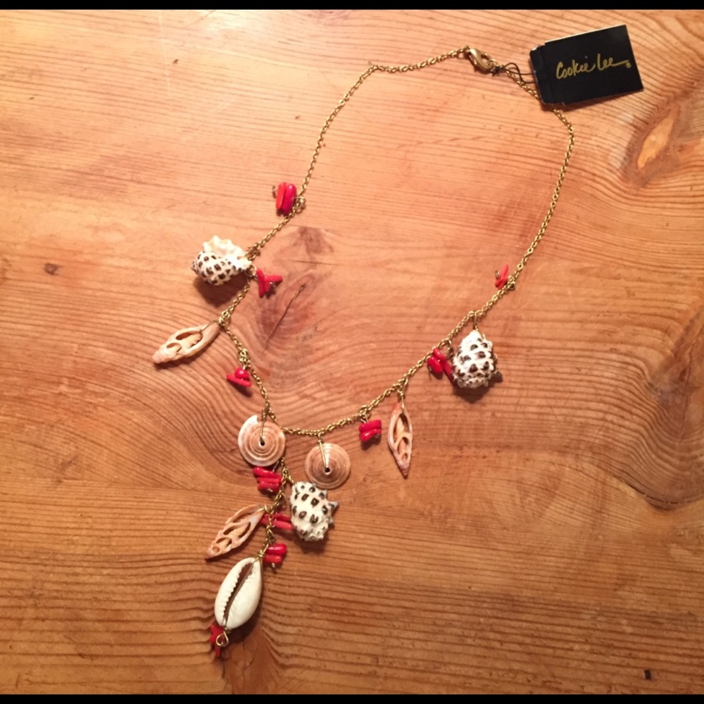 Coral & Shell Necklace