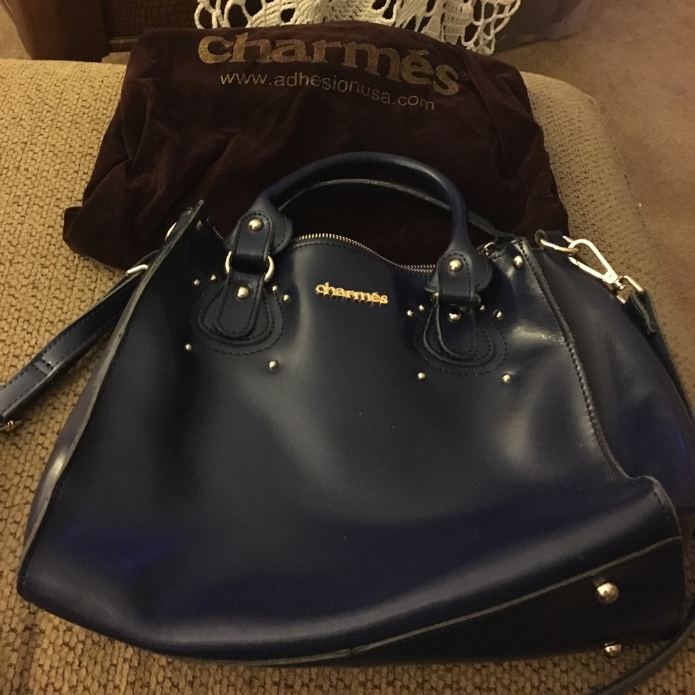 Charmes blue handbag.  Used twice