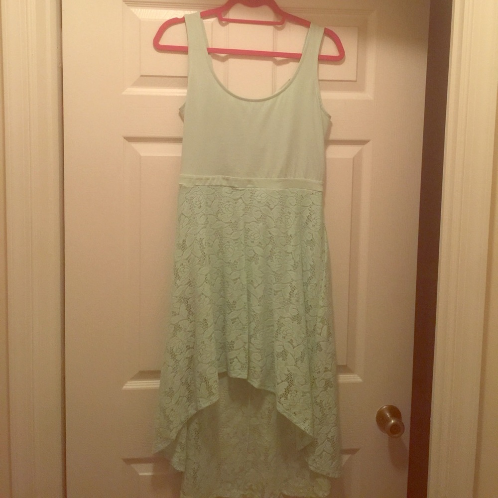 Spring Lace High-Low Dress