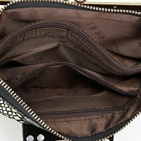 โฅHP๐ ABSOLUTELY FABULOUS QUALITY LEATHER  BAG - Picture 6 of 8