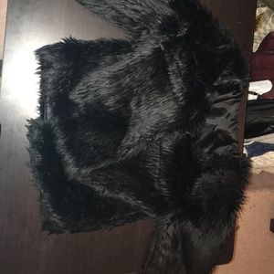 Faux fur jacket