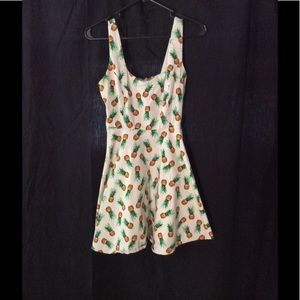 Spandex blend pineapple mini