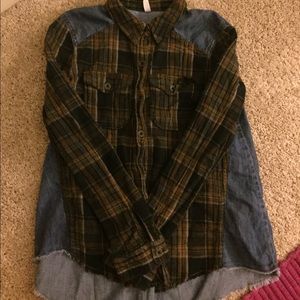 Free People button up