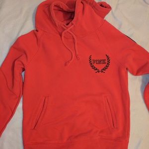 VS PINK Red & Black Hoodie
