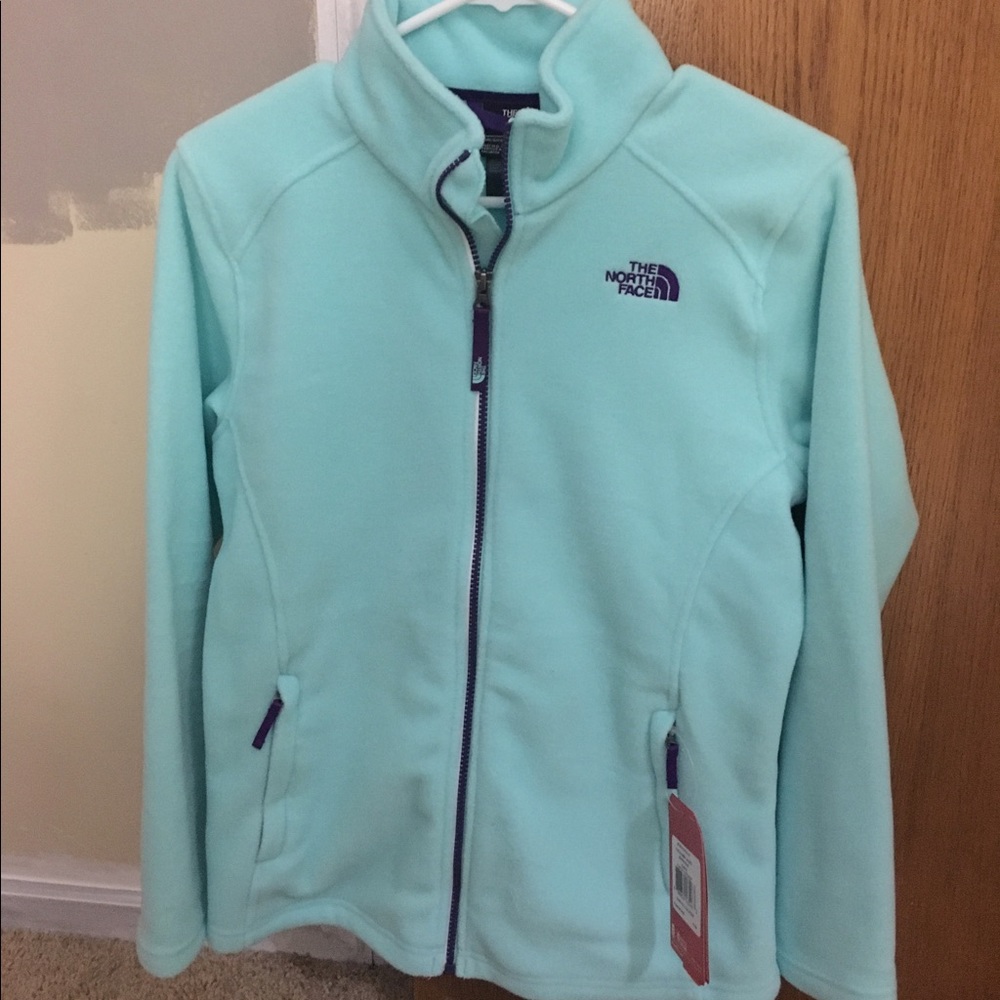 Girls XL north face fleece NWT