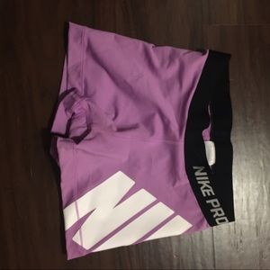 Purple Nike Pros
