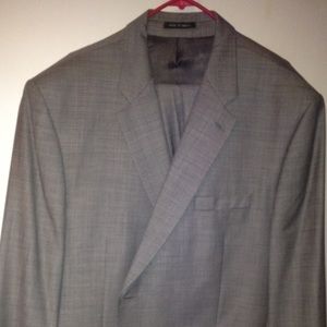 Lauren by Ralph Lauren Gray Big Mens Suit
