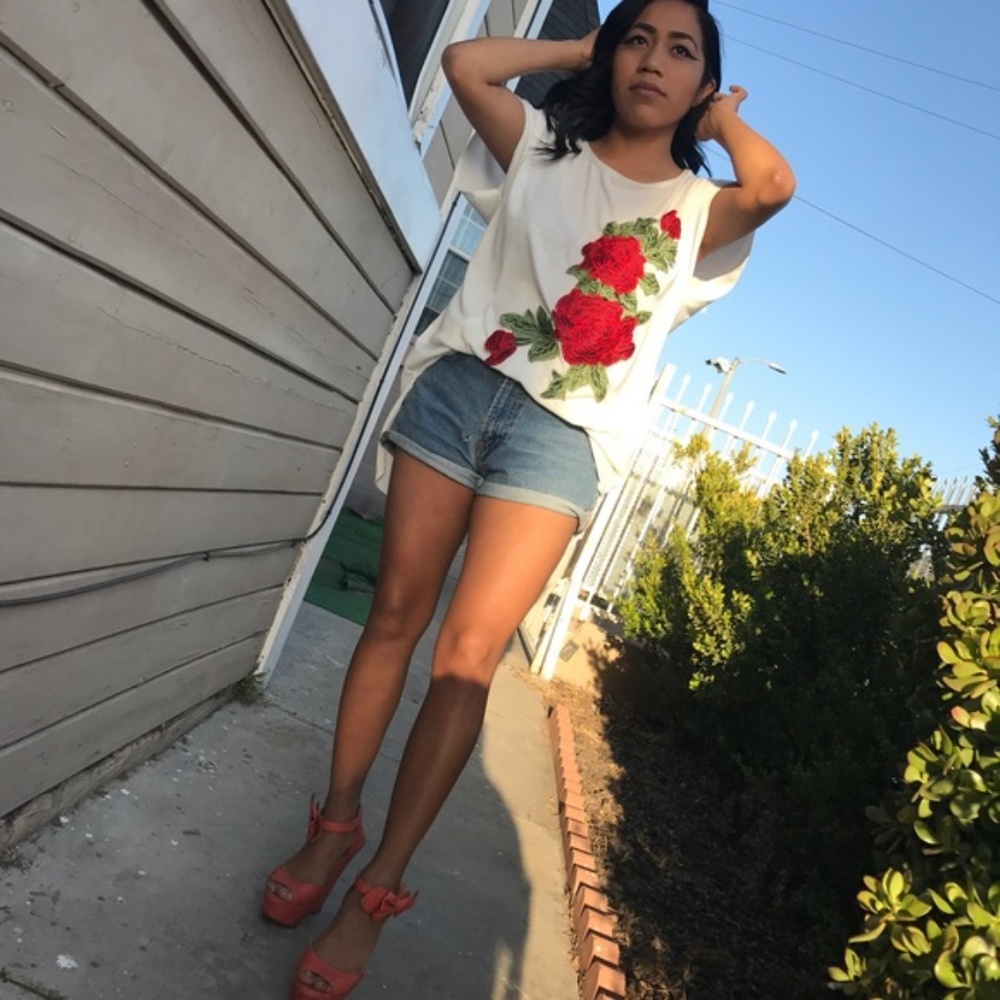 Rose Embroidered Top  - Picture 5 of 5