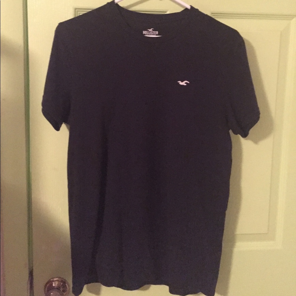 Navy blue Hollister t shirt