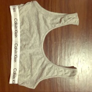 Calvin Klein Gray Bra