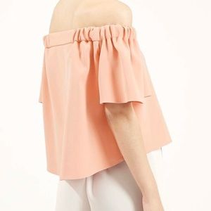 Topshop off the shoulder blouse