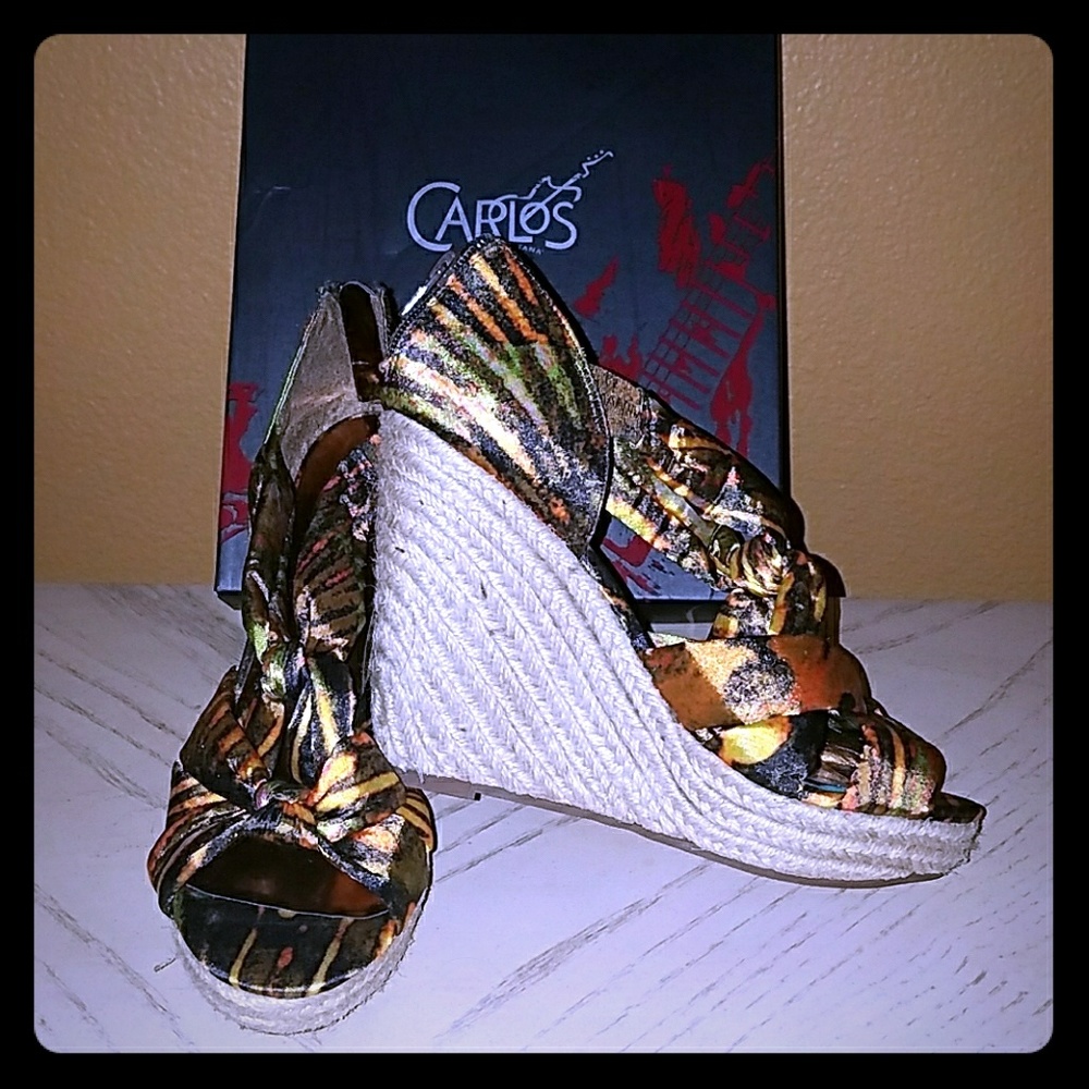CARLOS SANTANA Wedge Sandals