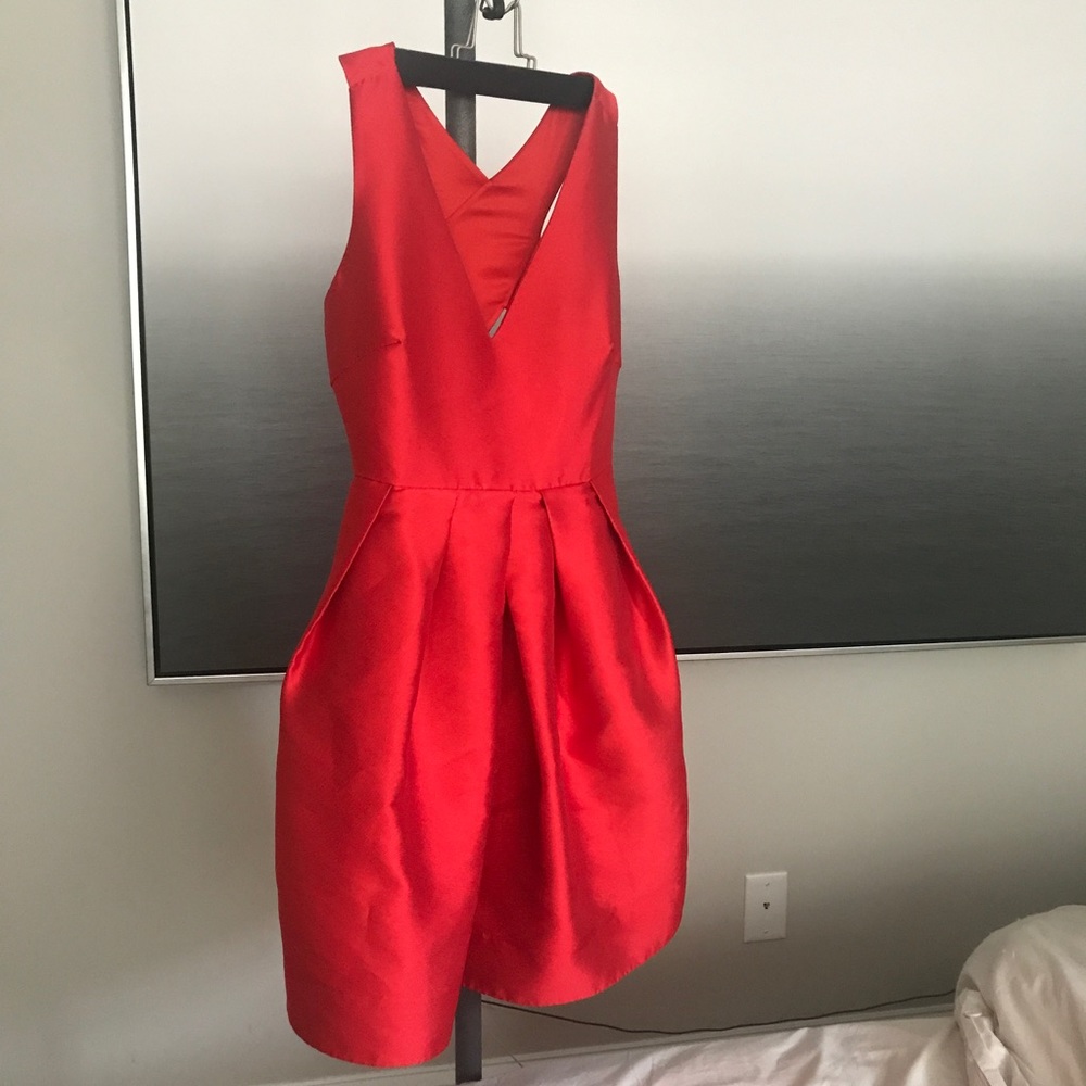 Erin Fetherston Red Devon Dress - size 2