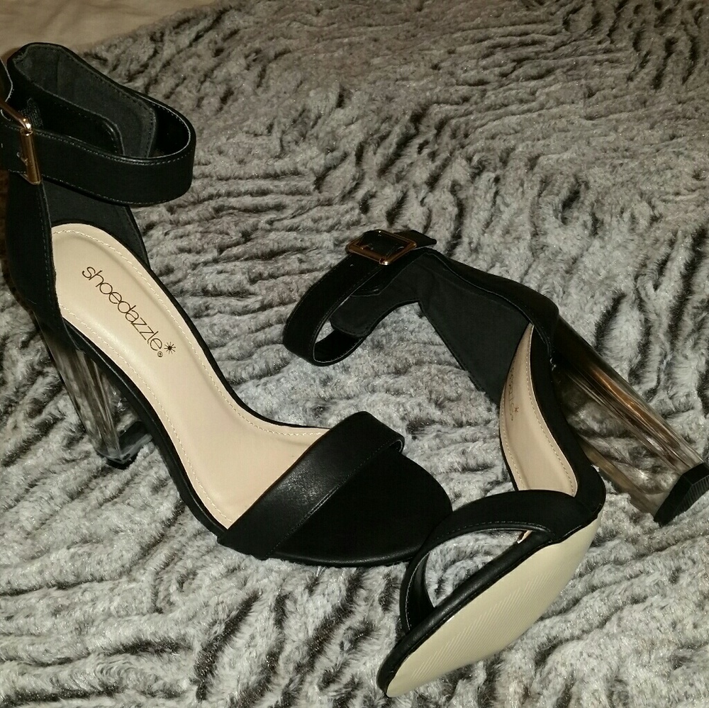 Black Heeled Sandals