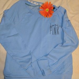 VS PINK Sweater Shirt w Lace Back