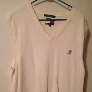 Tommy Hilfiger Cream Sweater Vest