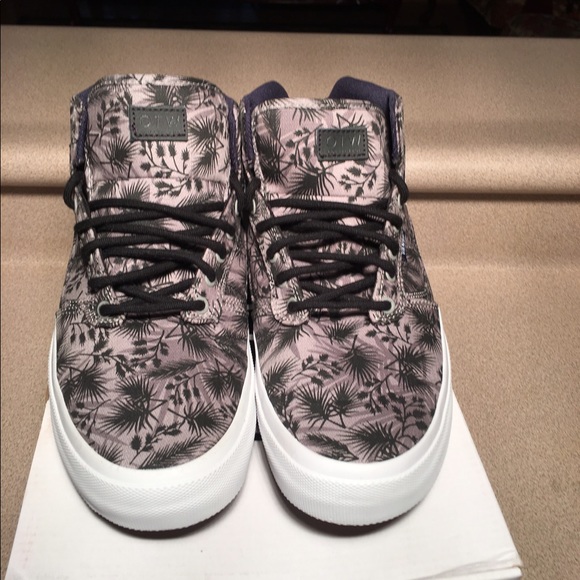 New Vans Bedford OTW Palm Camo Gray White Mens 11 - Picture 2 of 3