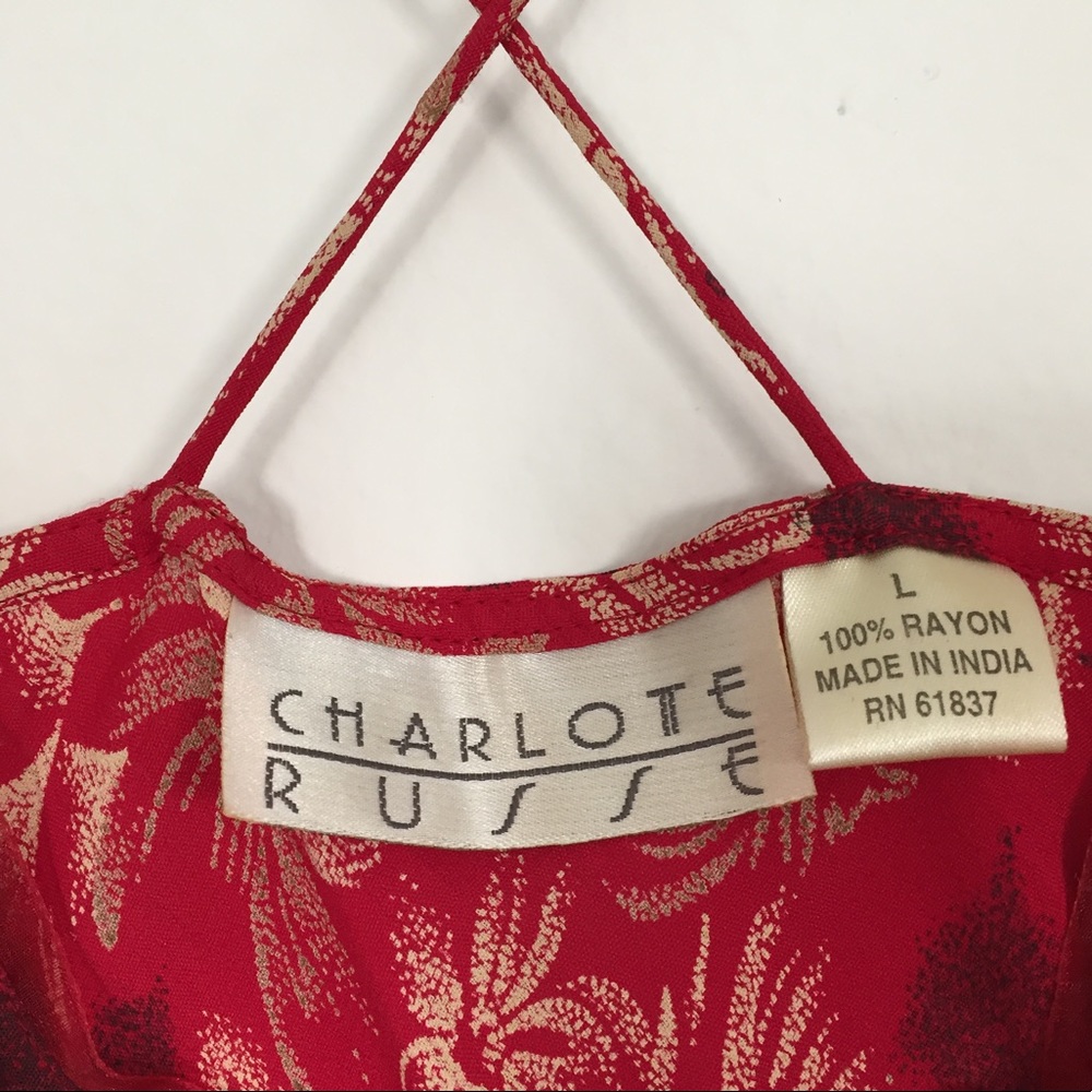 FREE DRESS with Purchase of Red Floral Midi - Picture 5 of 8