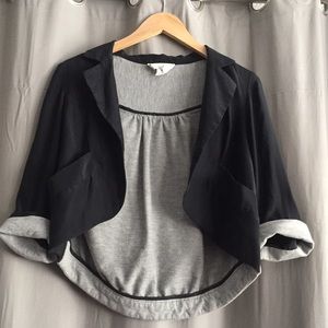 Hy+dot silk and cotton blazer