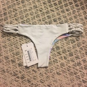 San Lorenzo reversible braided bikini bottom