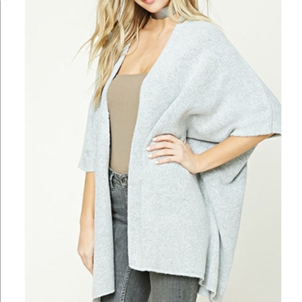 Heather Gray Dolman sweater
