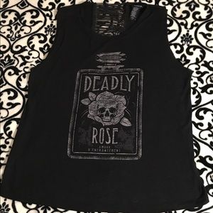 Torrid Deadly Rose shirt