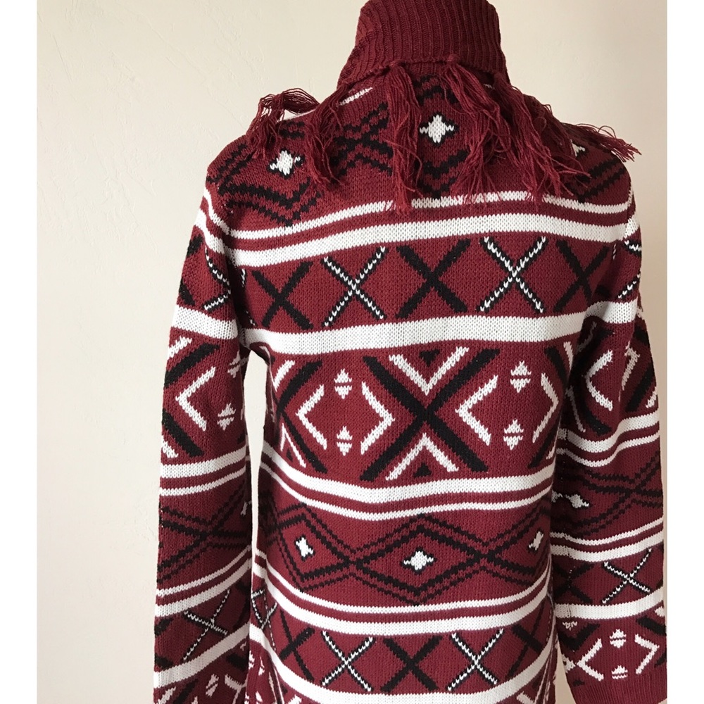 NWT BB Dakota Jack Fringe Maxi Cardigan - Picture 3 of 5
