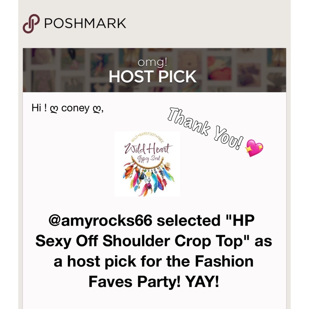 HP 3X 💖 Sexy Off Shoulder Crop Top - Picture 6 of 7