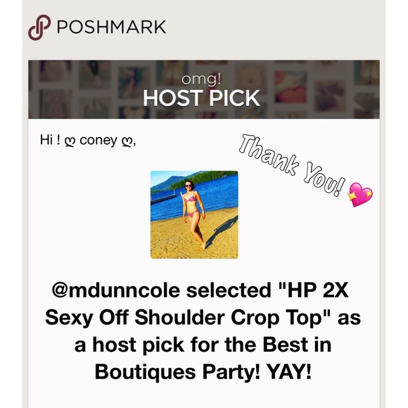 HP 3X 💖 Sexy Off Shoulder Crop Top - Picture 7 of 7