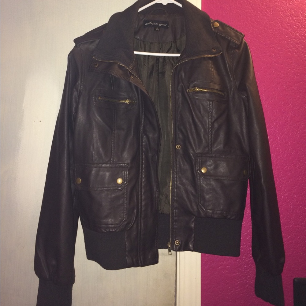 Leather jacket