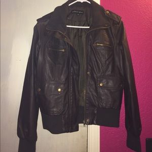 Leather jacket