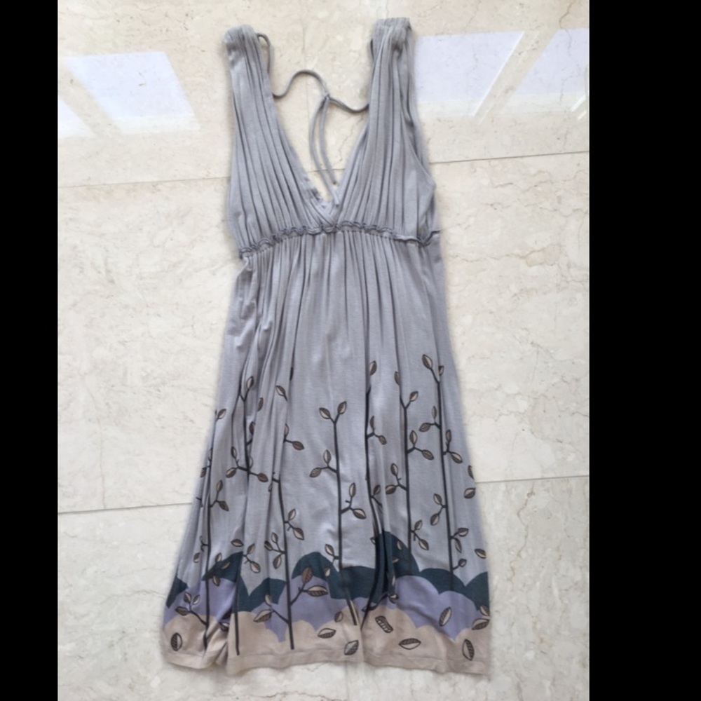 Gray flowy Forever 21 Summer Dress