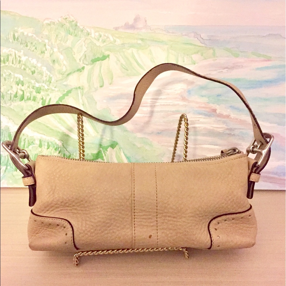 Coach Tan Soft Pebble Handbag - Small - Picture 2 of 4