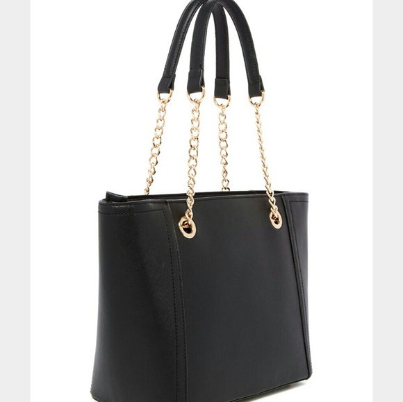 ⚡SALE⚡Steven by Steve Madden Black Tote Bag Purse - Picture 2 of 7