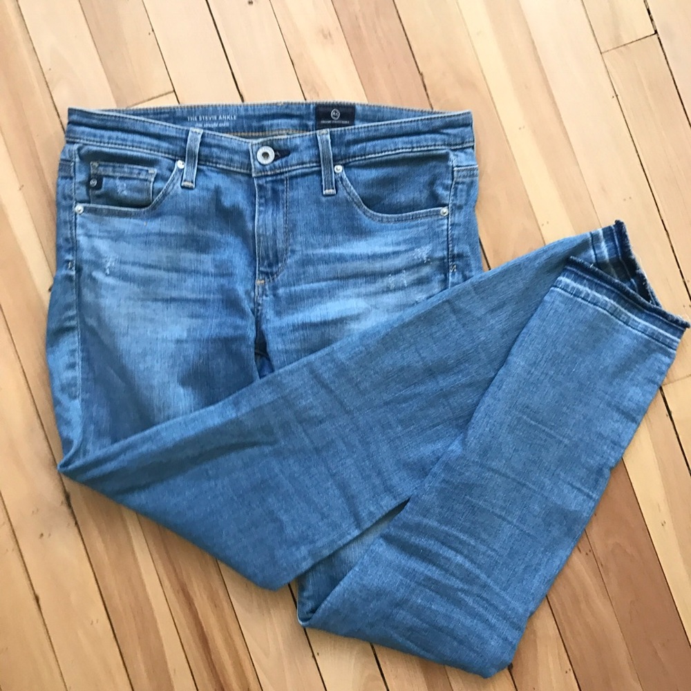 AG Stevie Ankle jeans - raw edge