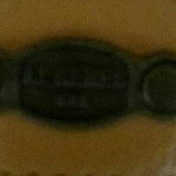 Vintage leather and silver belt