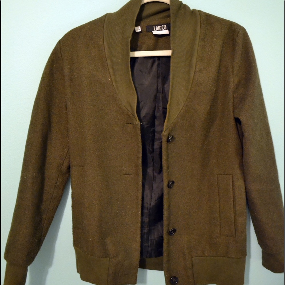 UO olive green bomber jacket