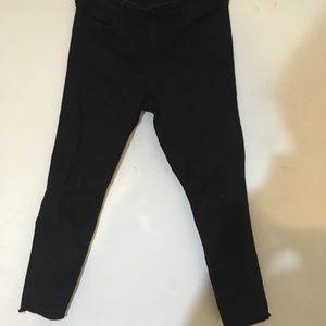 Hollister black distressed/ripped jeans