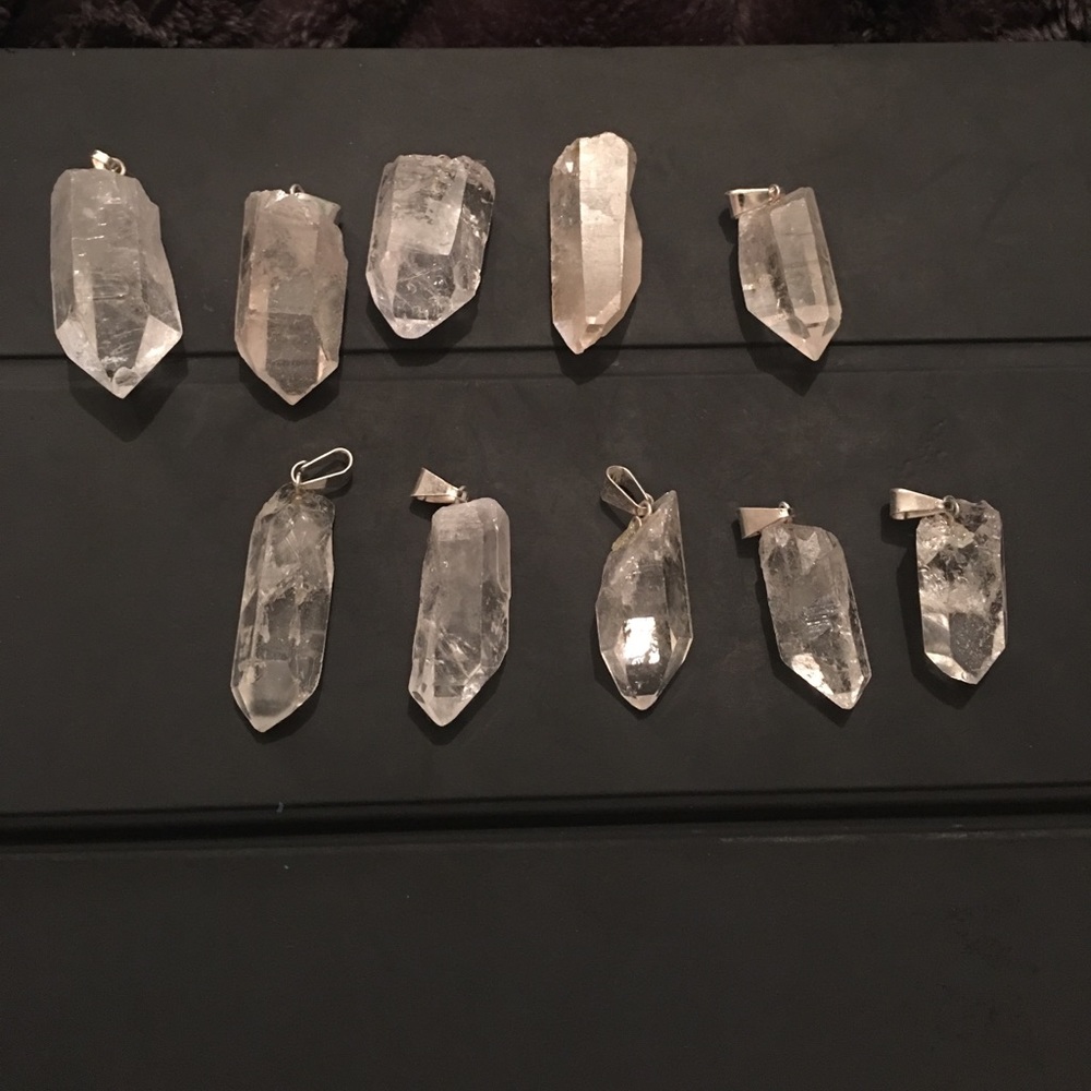 Quartz pendants