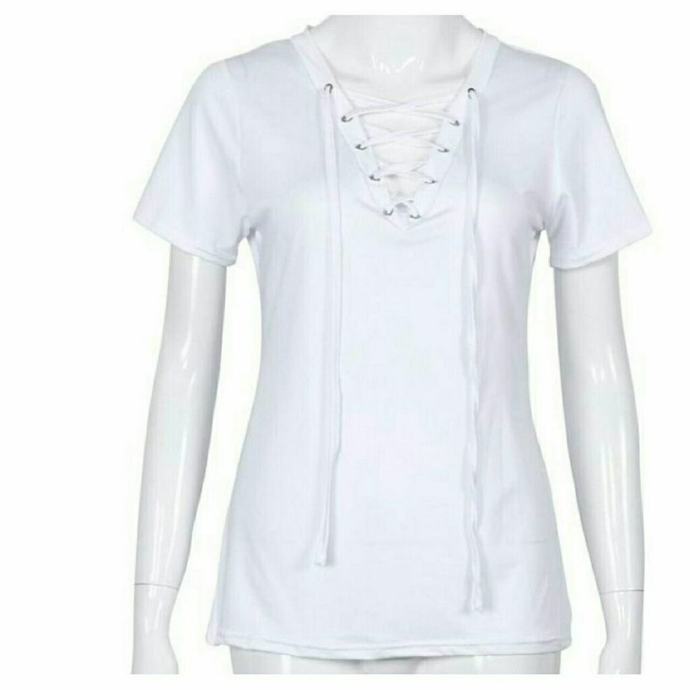๐HP๐ RESTOCKED Lace Up Tee - Picture 4 of 4