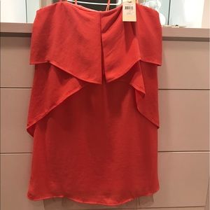 BCBGMaxazria Runway NEW coral dress